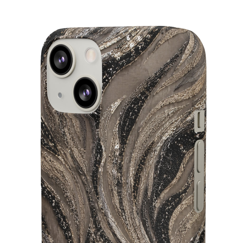 Neutral Swirl Protective Snap Case