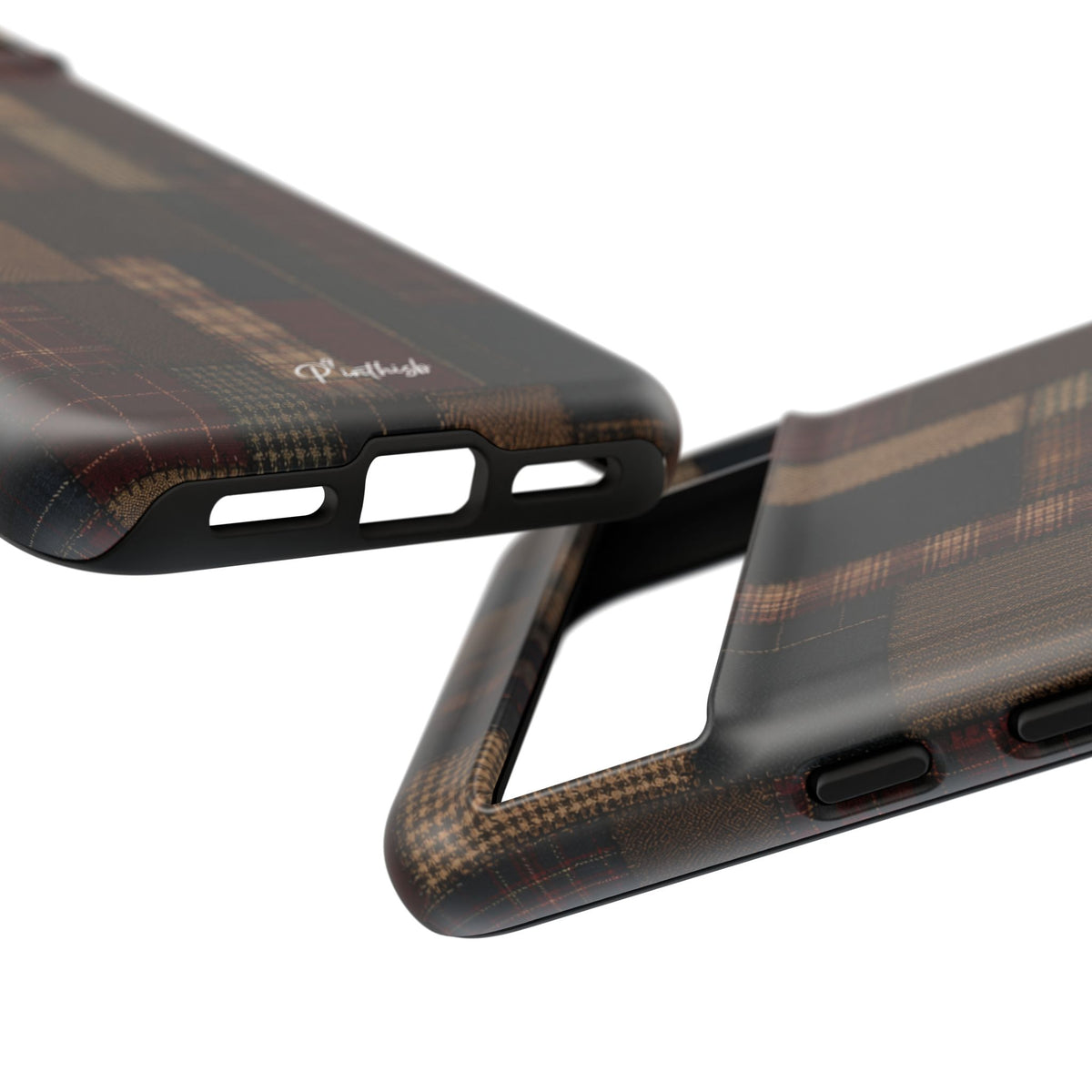 Plaid Patchwork Tough Phone Case