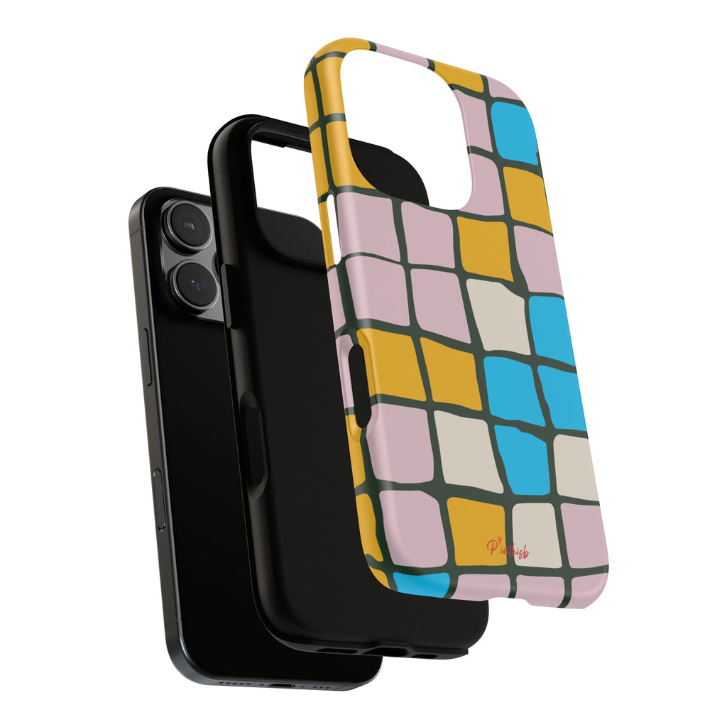 Color Grid Tough Phone Case