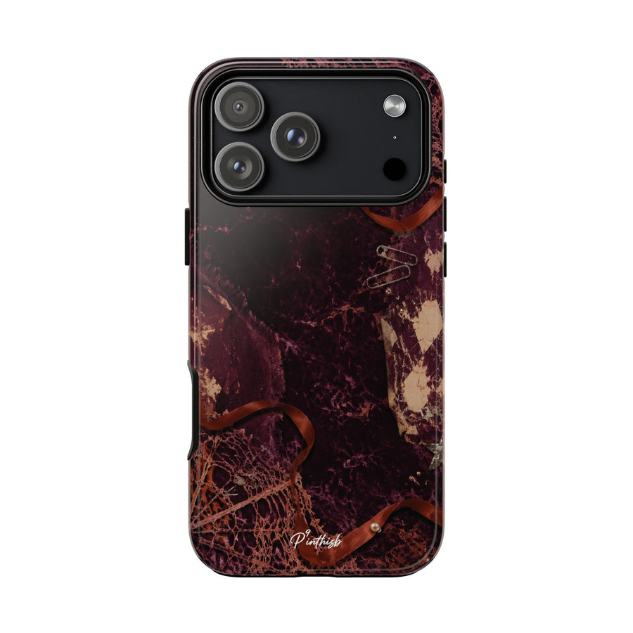Dark Maroon Vintage Tough Case