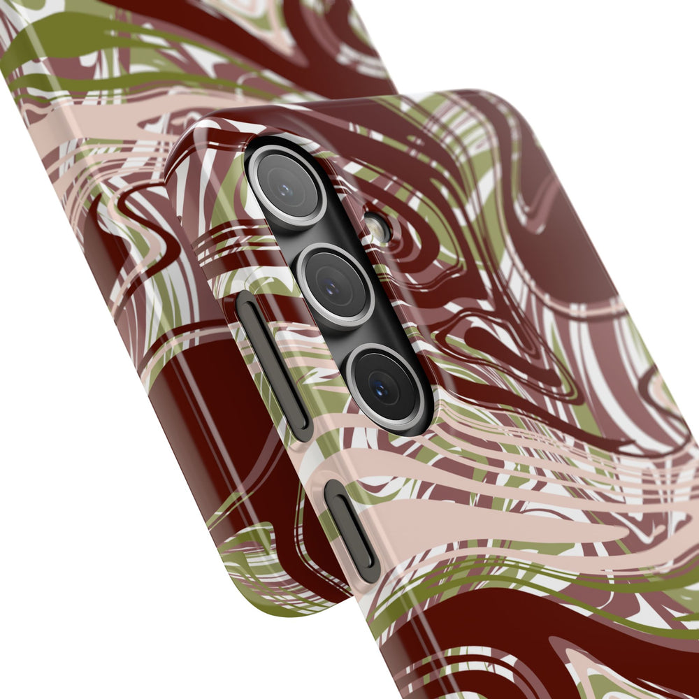 Abstract Marbled Snap Phone Case