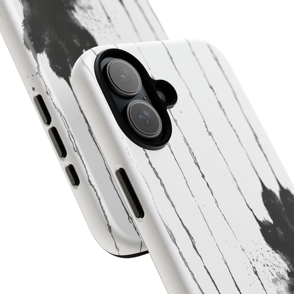 Black Ink Paw Print Tough Case