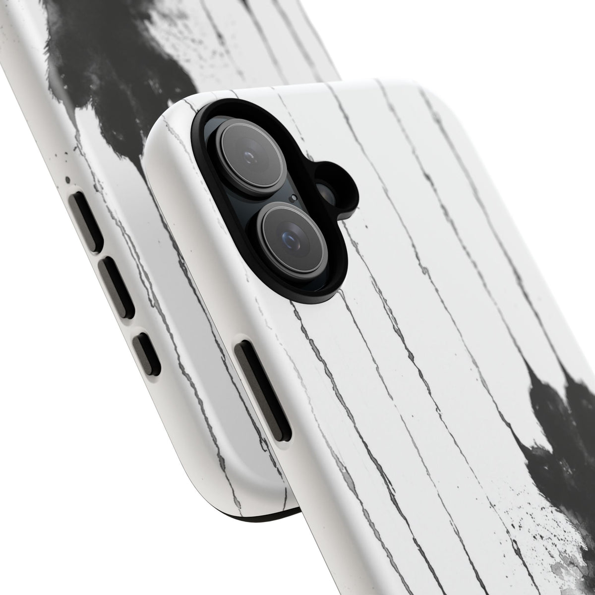 Black Ink Paw Print Tough Case