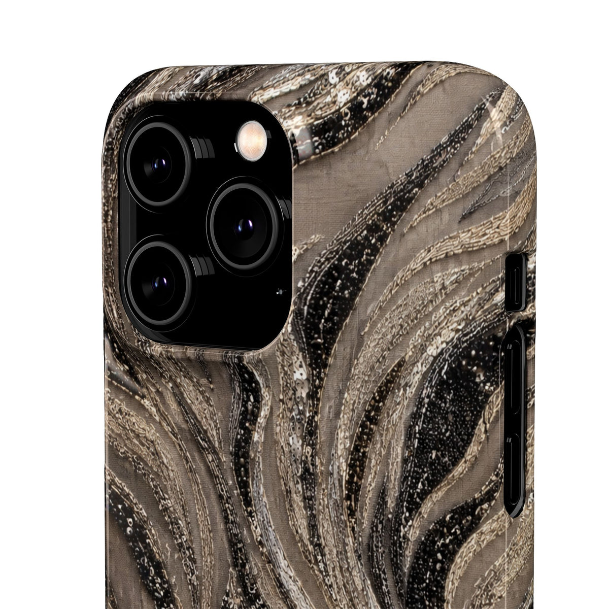 Neutral Swirl Protective Snap Case