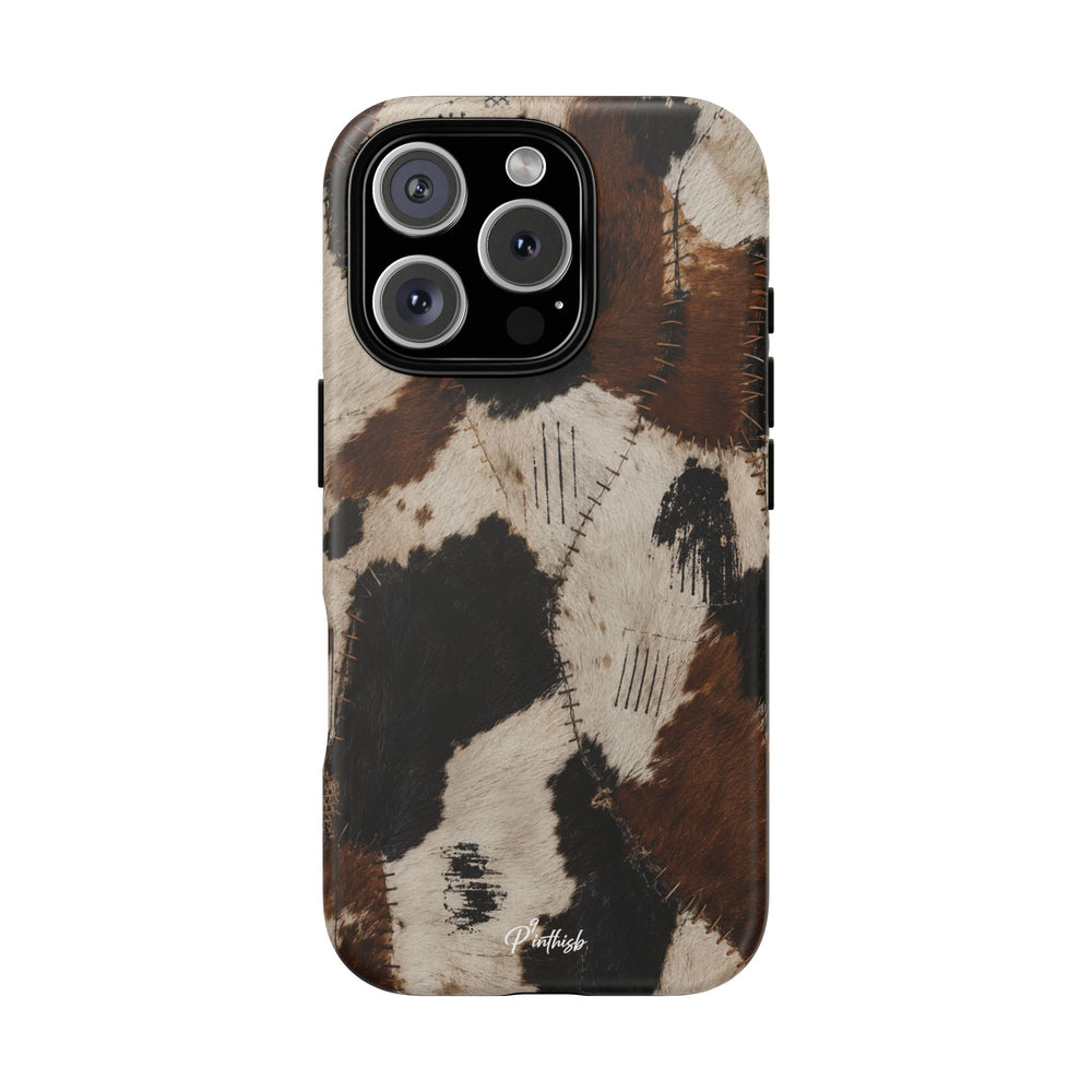Brown & Black Animal Print Tough Case