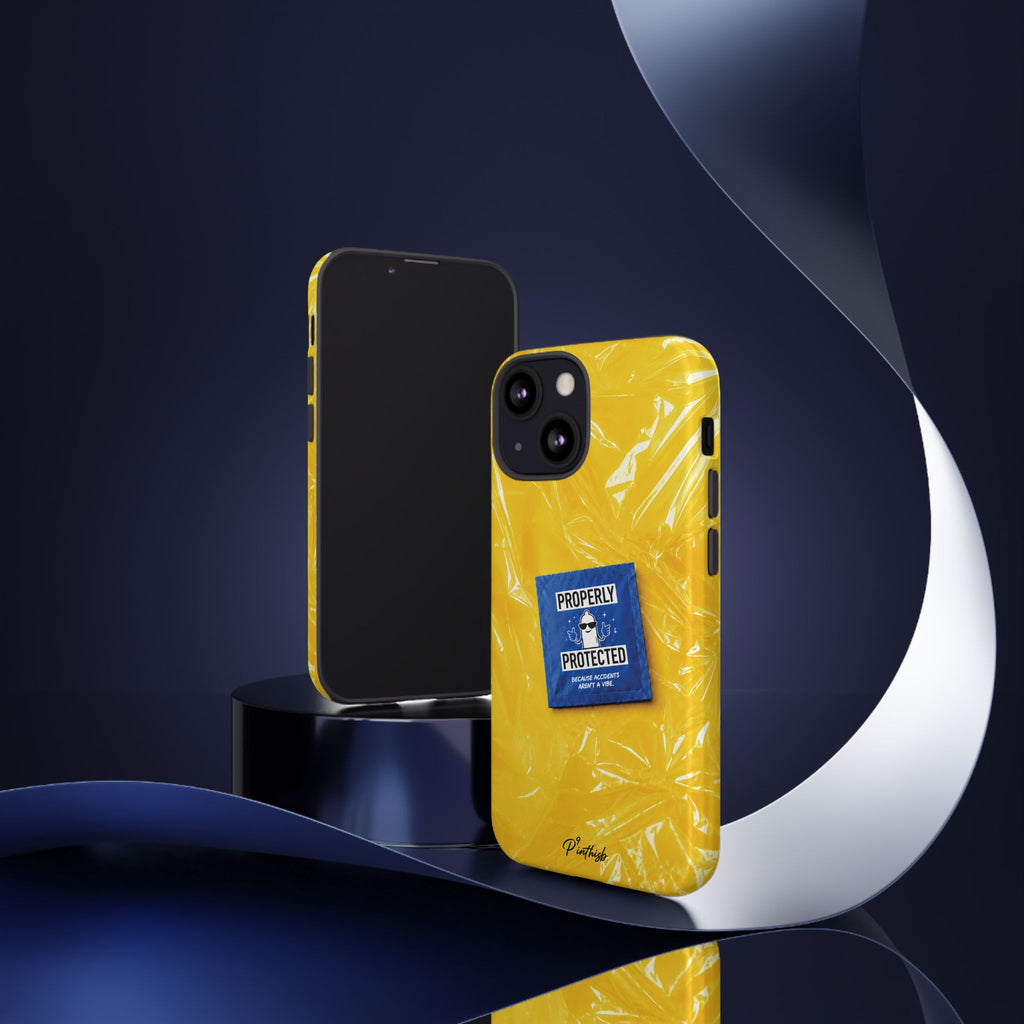 "Properly Protected" Graphic Phone Case