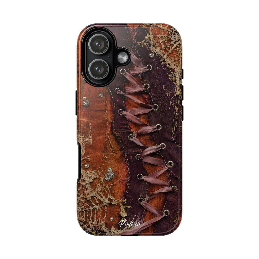Vintage Leather Lace Tough Case