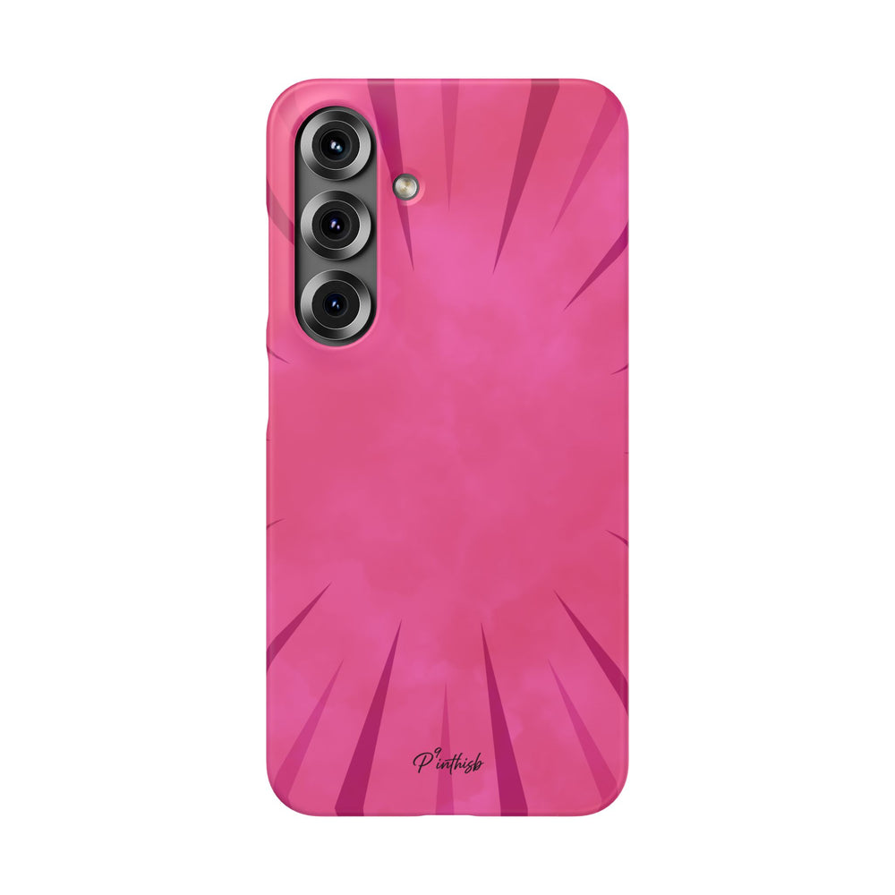 Pink Burst Snap Phone Case