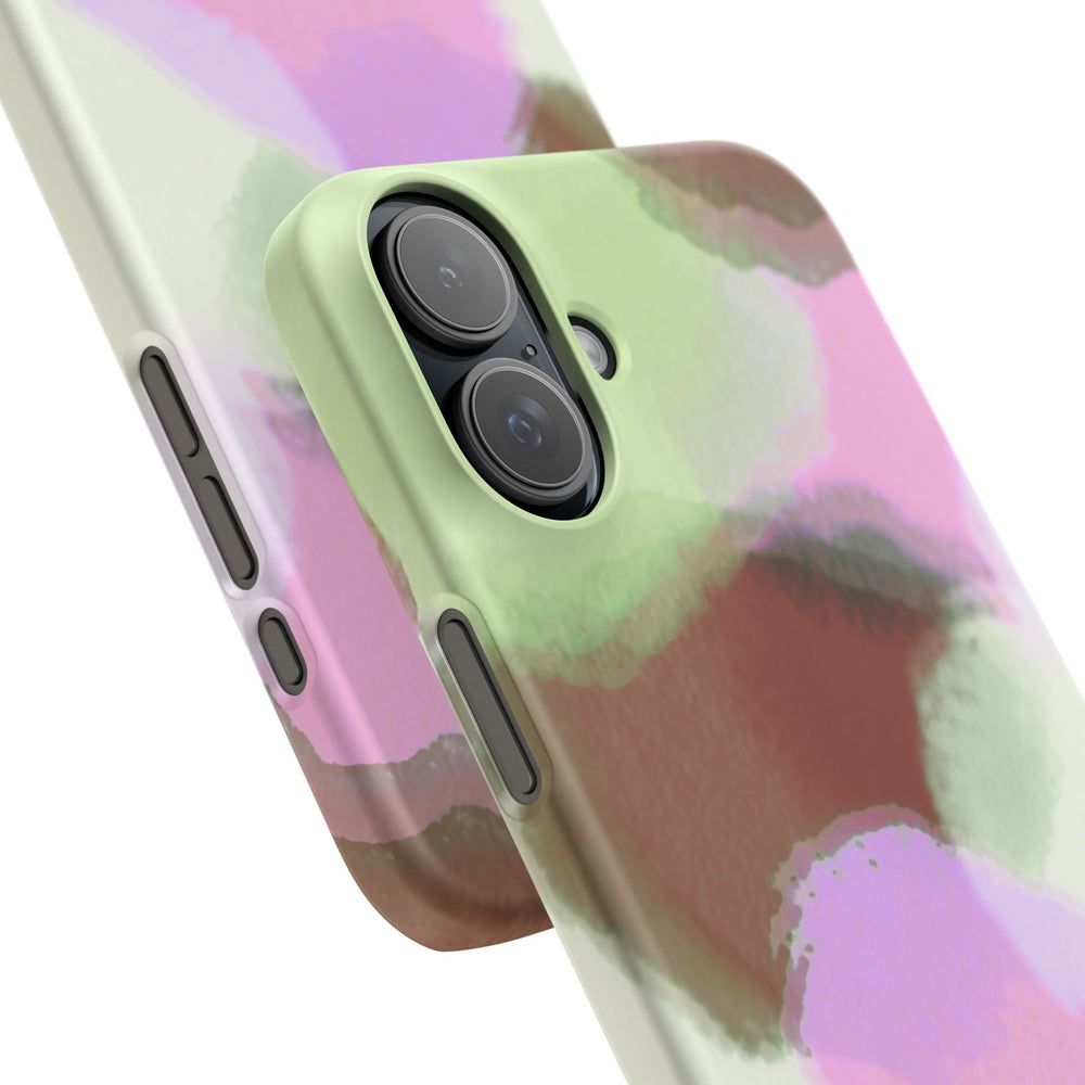 Abstract Pastel Camouflage Snap Phone Case