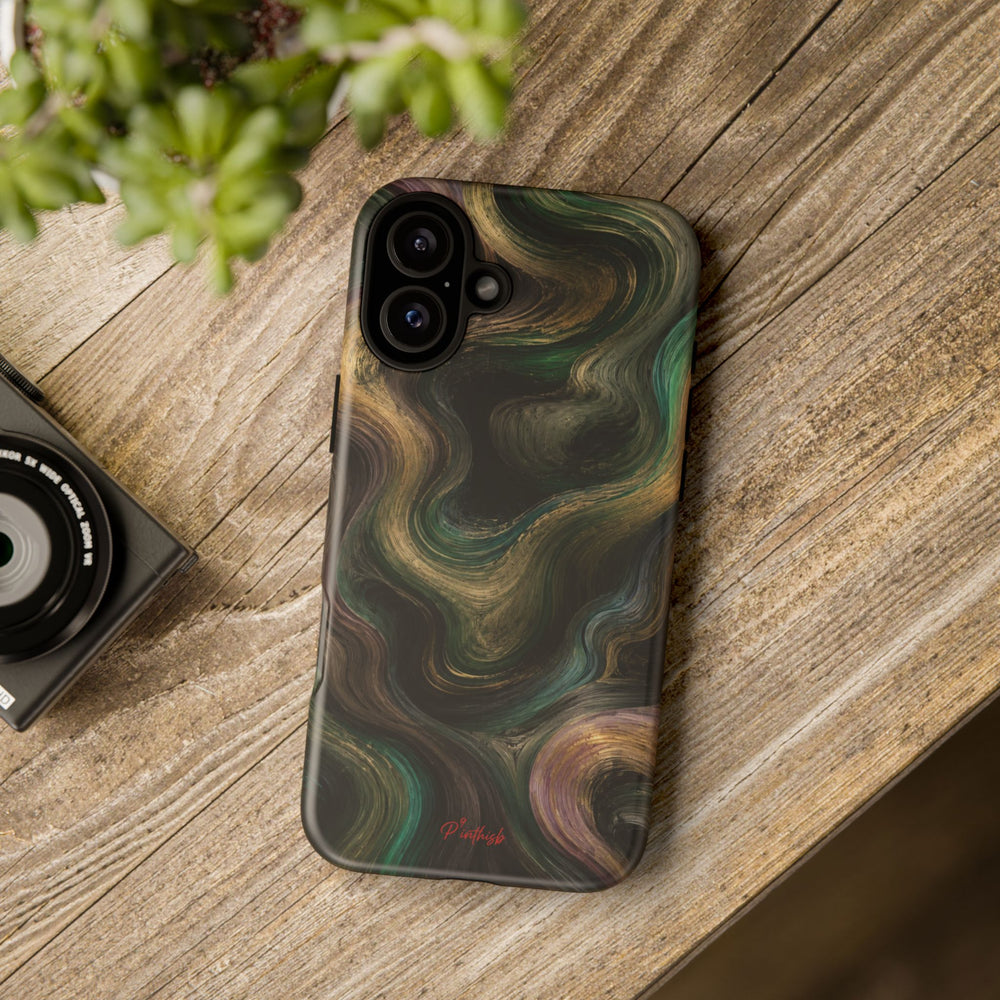 Marbled Forest Tough Phone Case