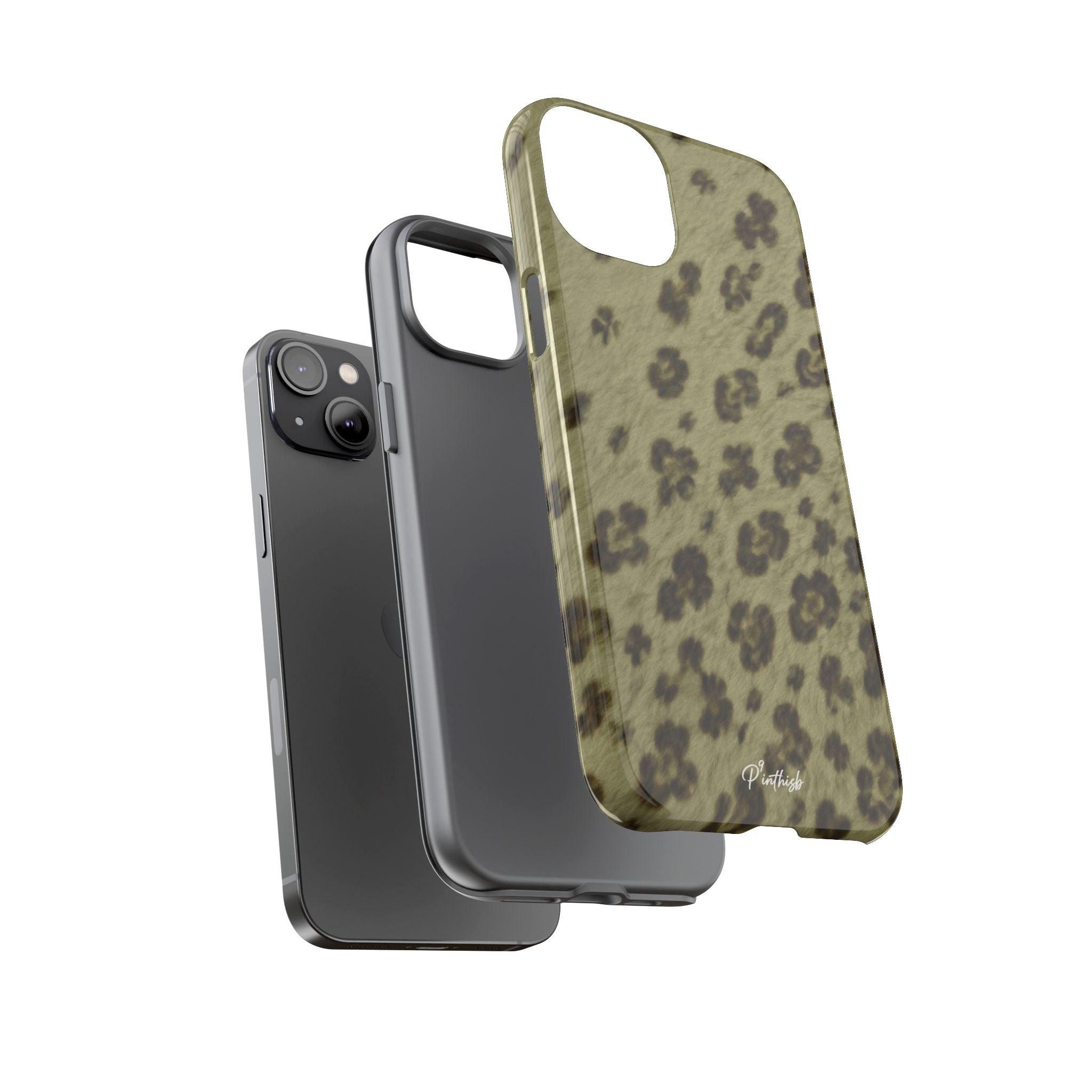 Olive Leopard Print Tough Case