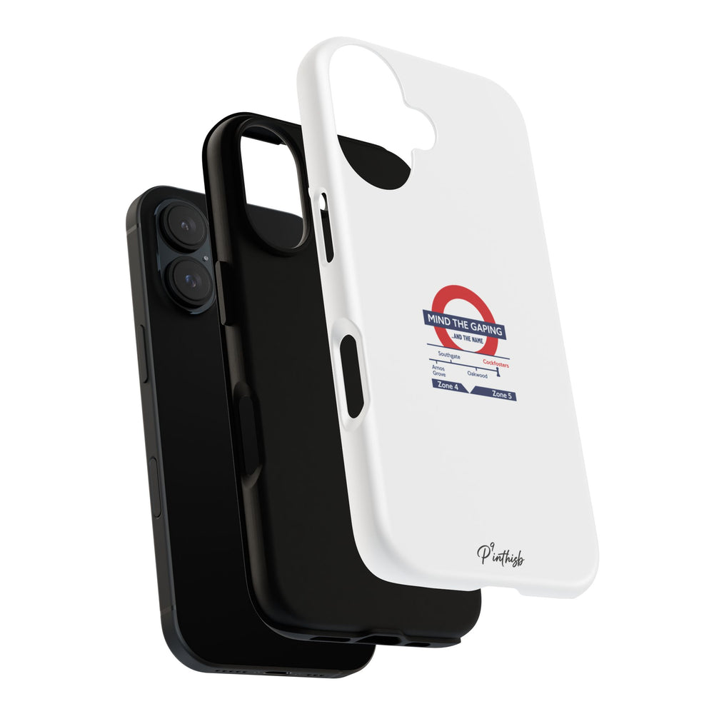 "Mind the Gaping" London Tube Parody Phone Case