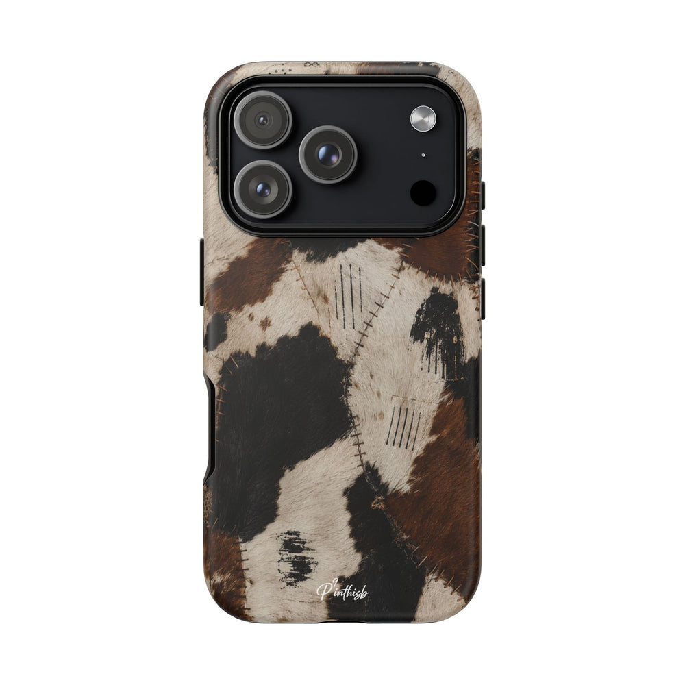 Brown & Black Animal Print Tough Case