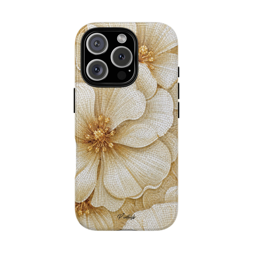 Floral Gold Bloom Tough Case