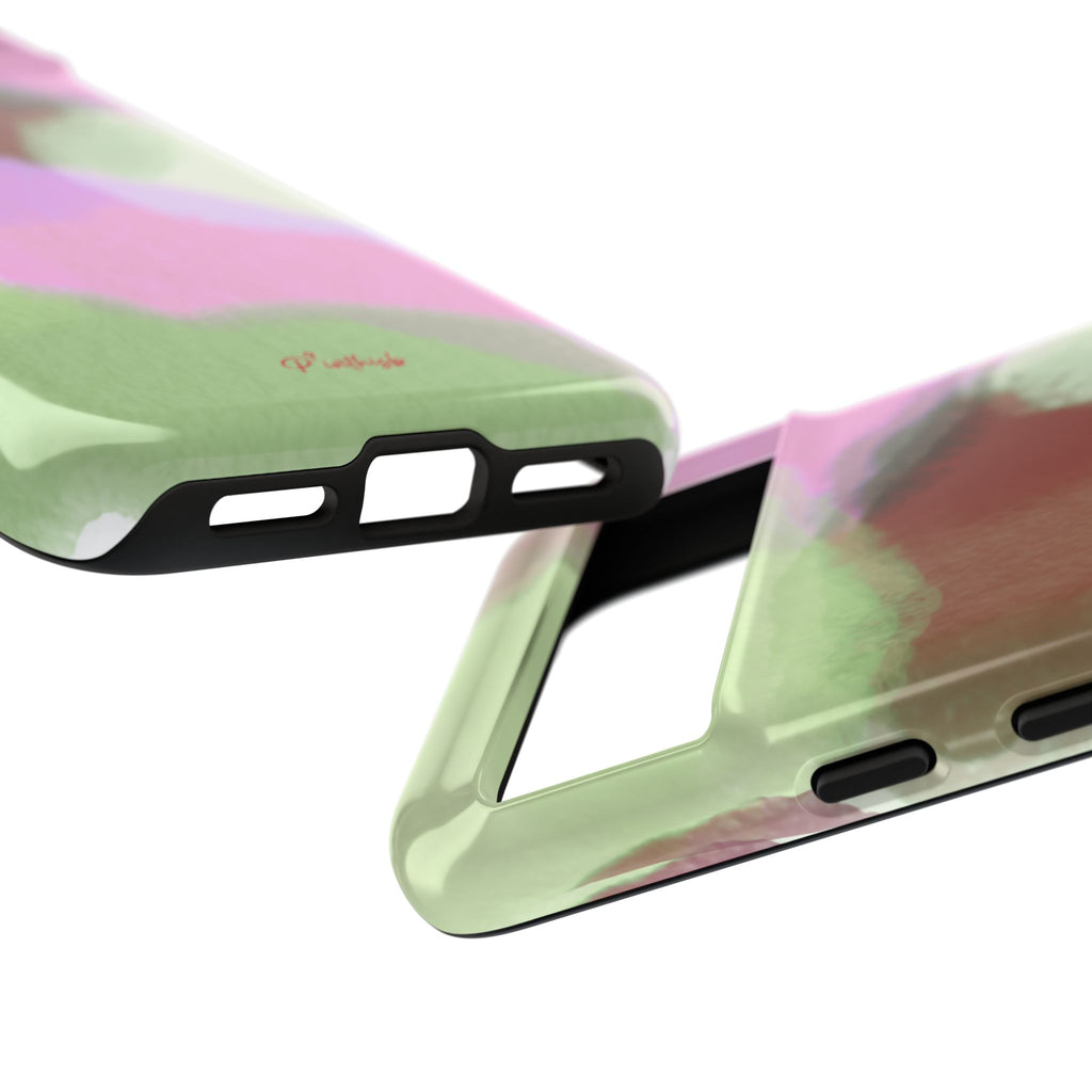 Abstract Pastel Camouflage Tough Phone Case