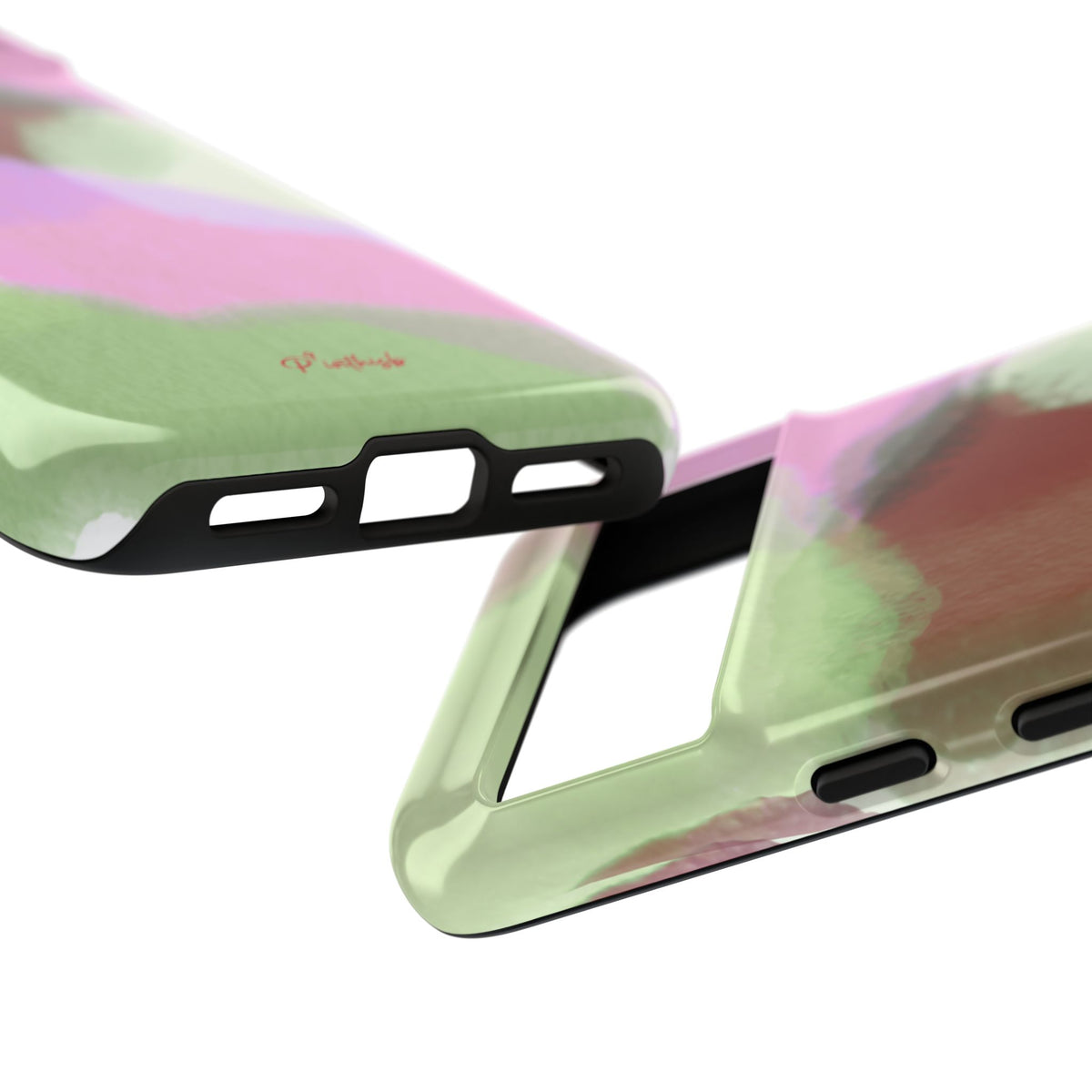 Abstract Pastel Camouflage Tough Phone Case