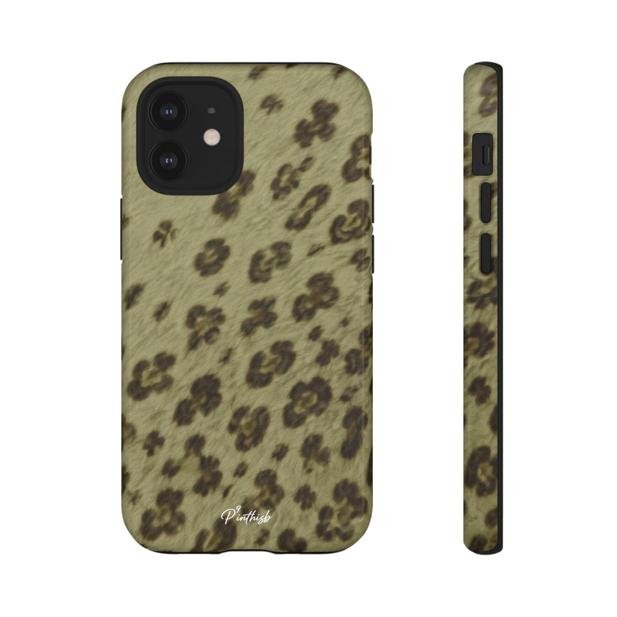 Olive Leopard Print Tough Case
