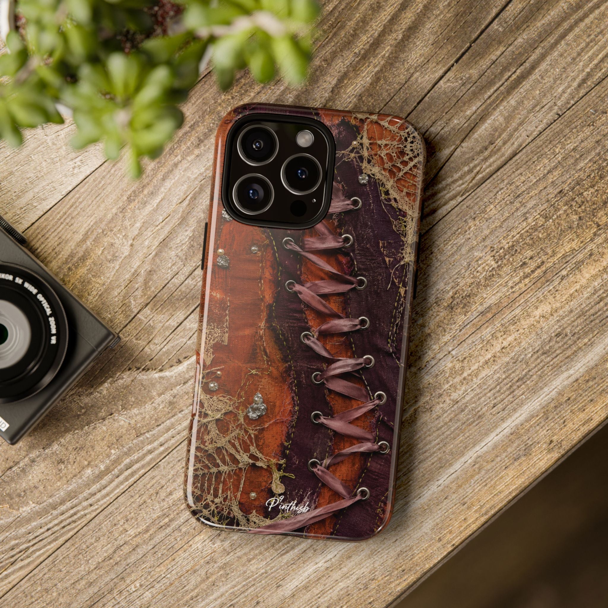Vintage Leather Lace Tough Case