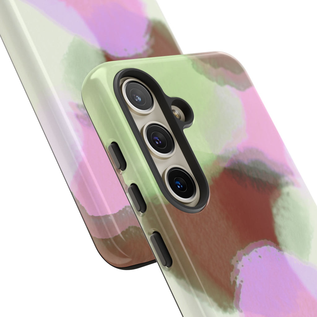 Abstract Pastel Camouflage Tough Phone Case