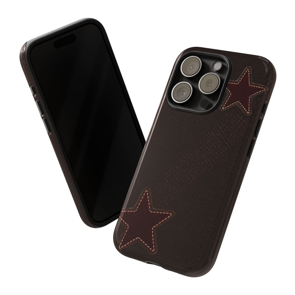 Rustic Stitched Star Phone Case
