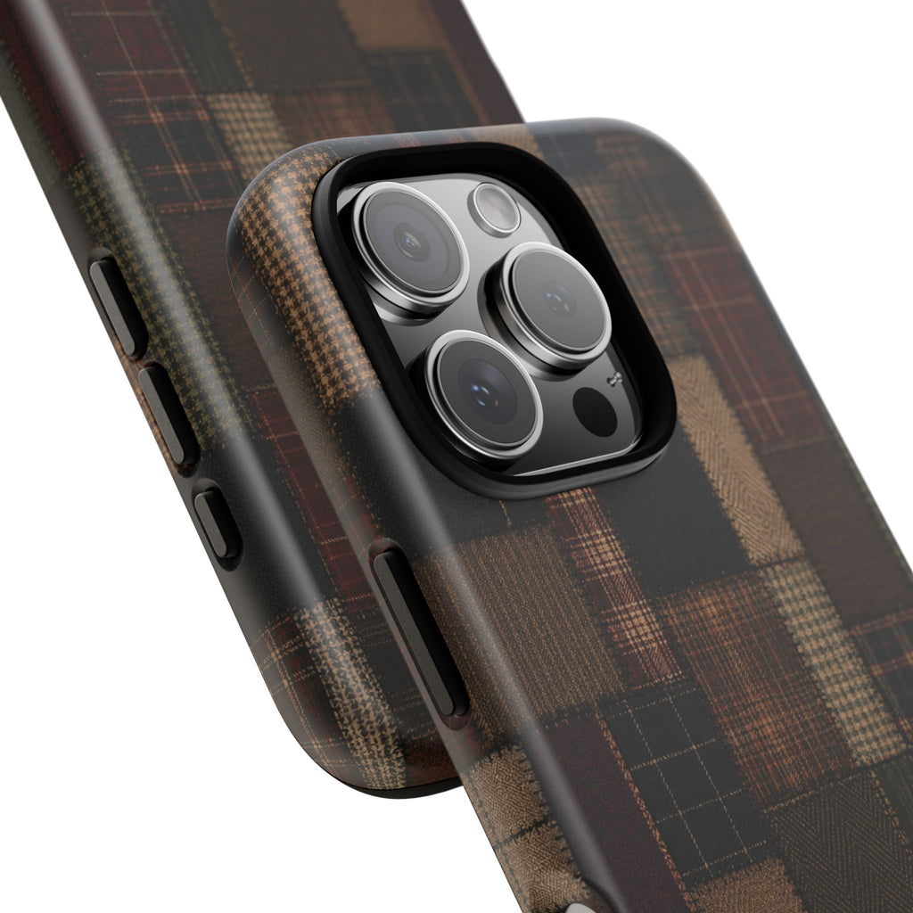 Plaid Patchwork Tough Phone Case
