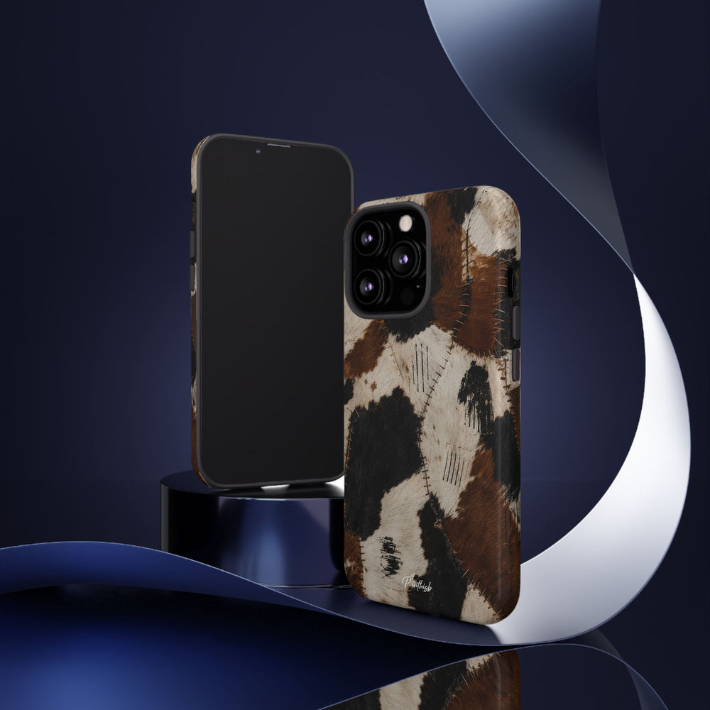 Brown & Black Animal Print Tough Case
