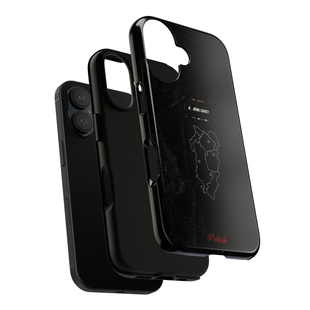 "A jemi live?" Tough Phone Case