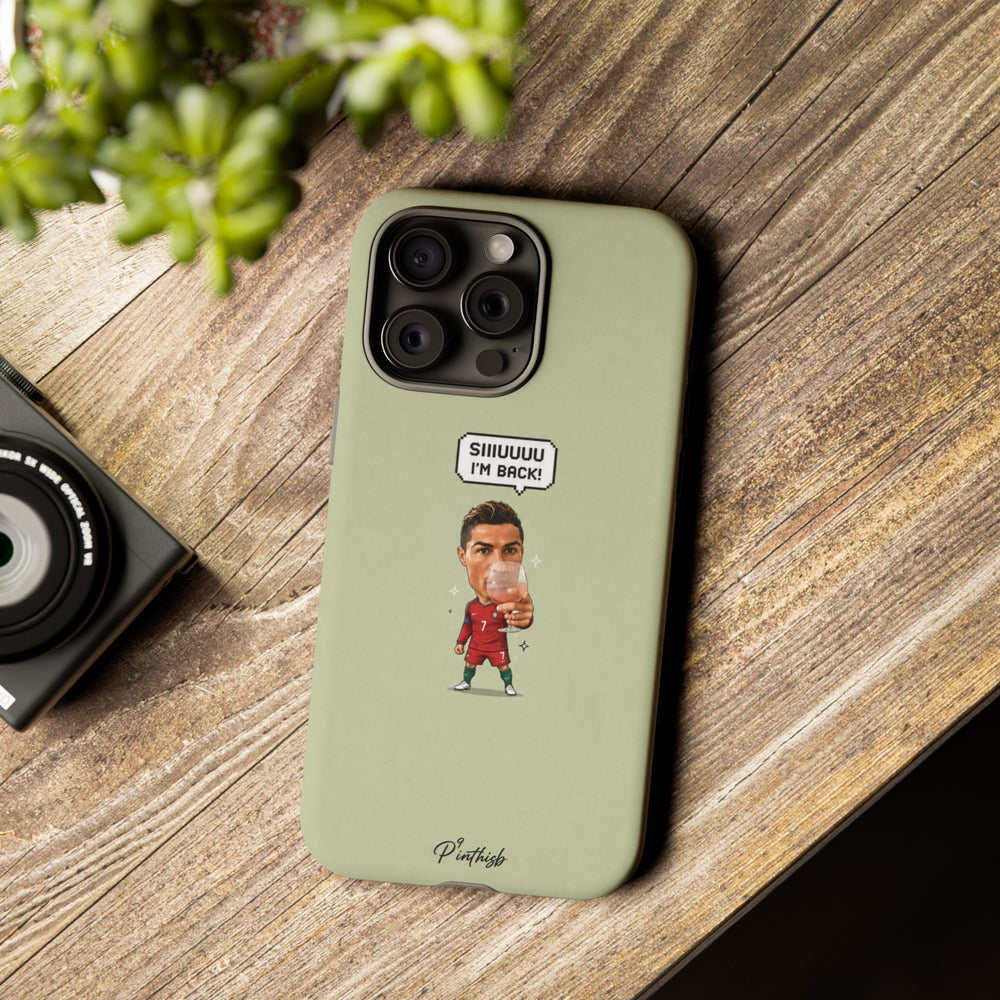 "SIIUUU, I'M BACK" CR7 Tough Phone Case