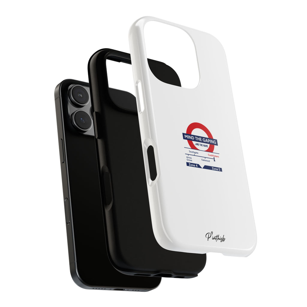 "Mind the Gaping" London Tube Parody Phone Case