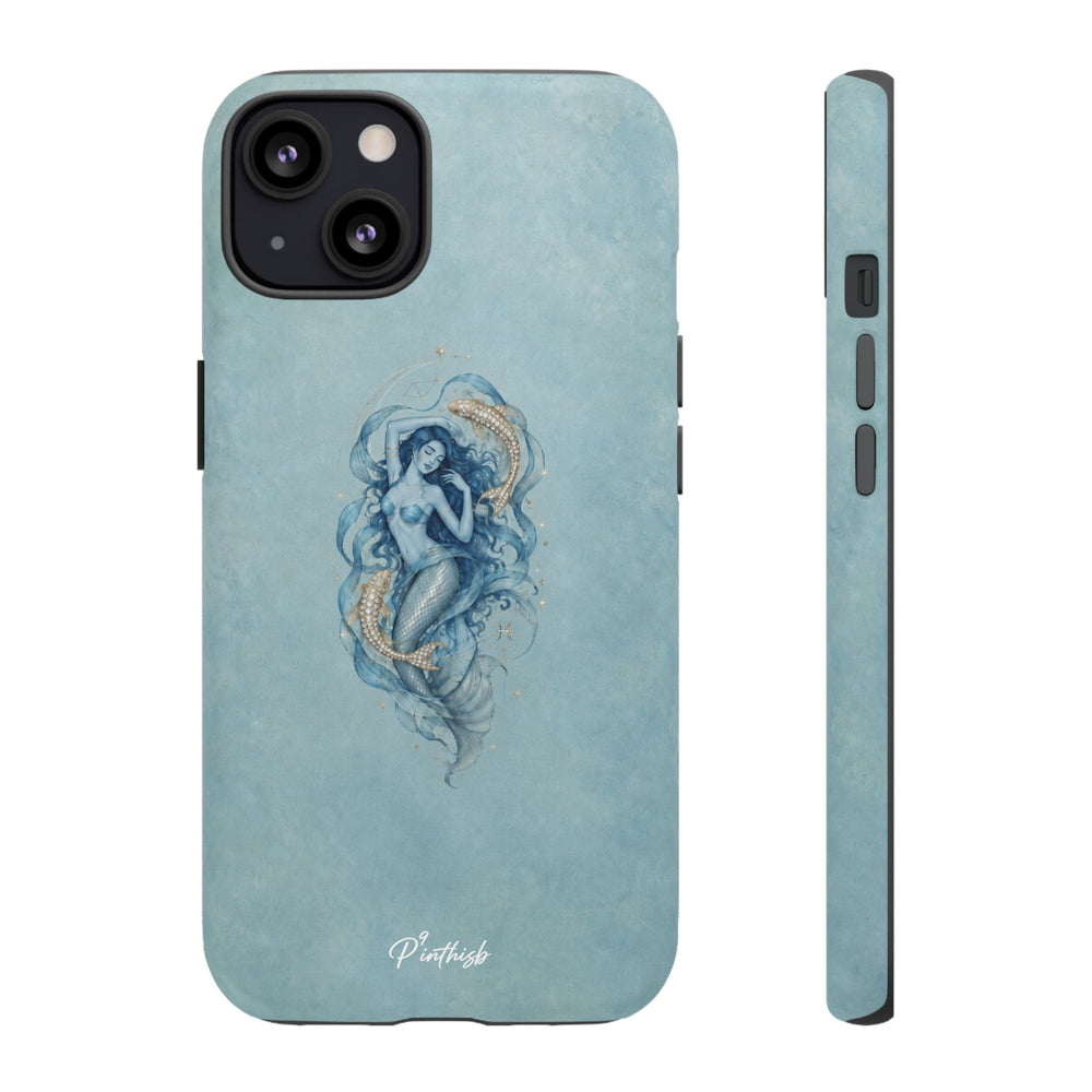Pisces Zodiac Glitter Phone Case