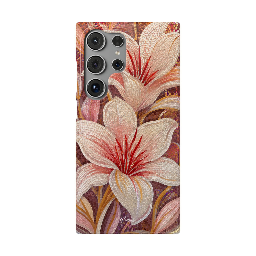 Floral Lily Snap Case