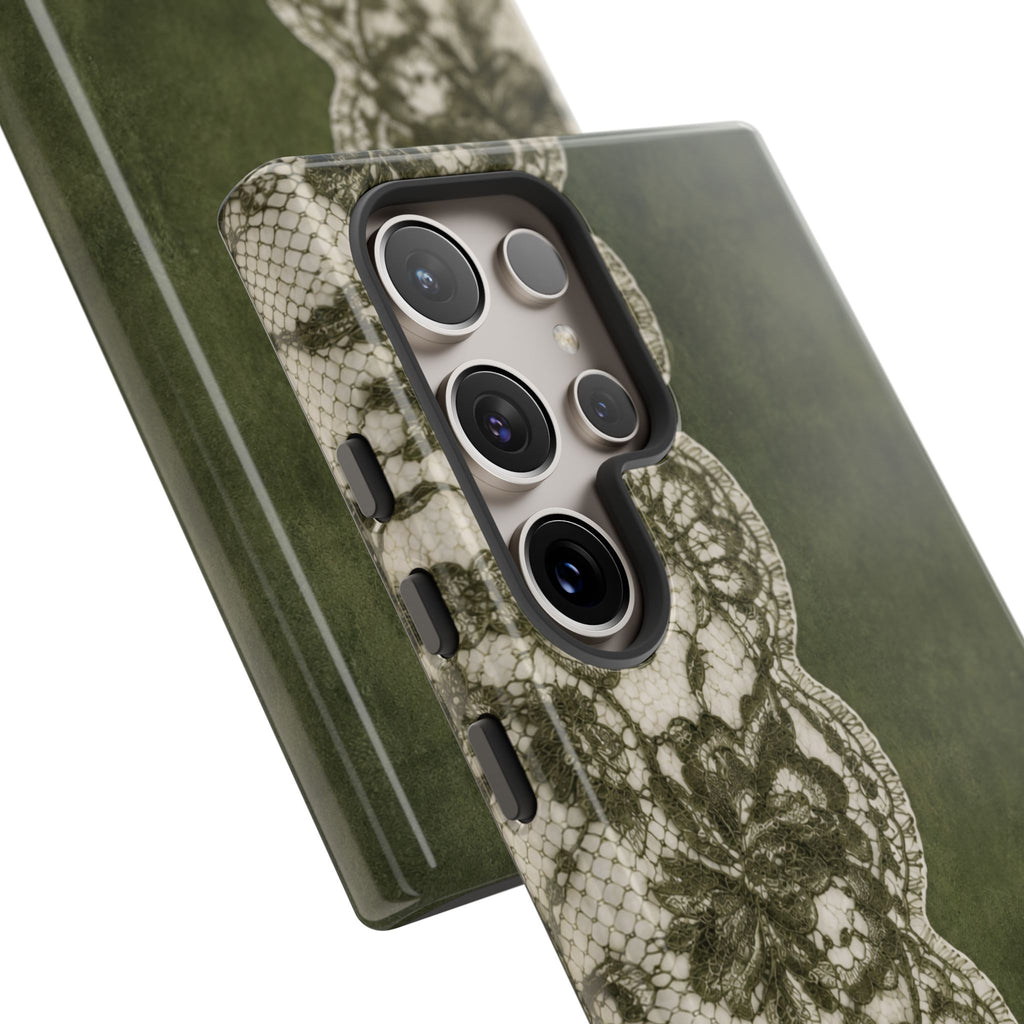 Olive Lace Tough Case