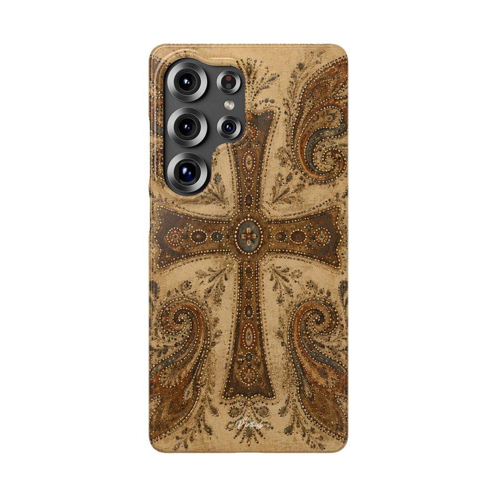 Cross Paisley Snap Case