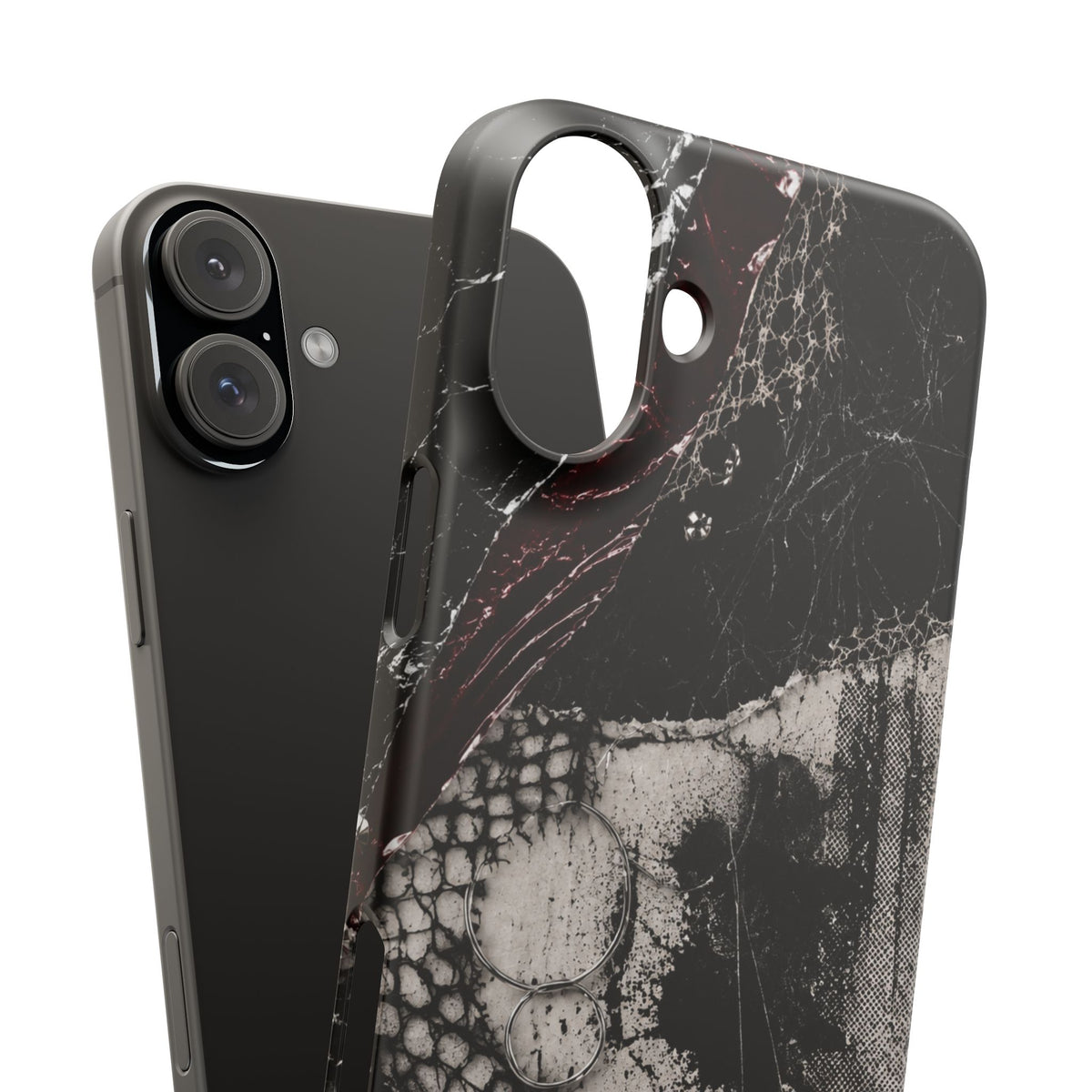 Midnight Static Snap Phone Case