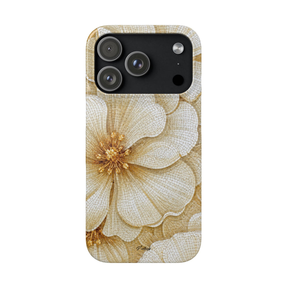 Floral Gold Bloom Snap Case