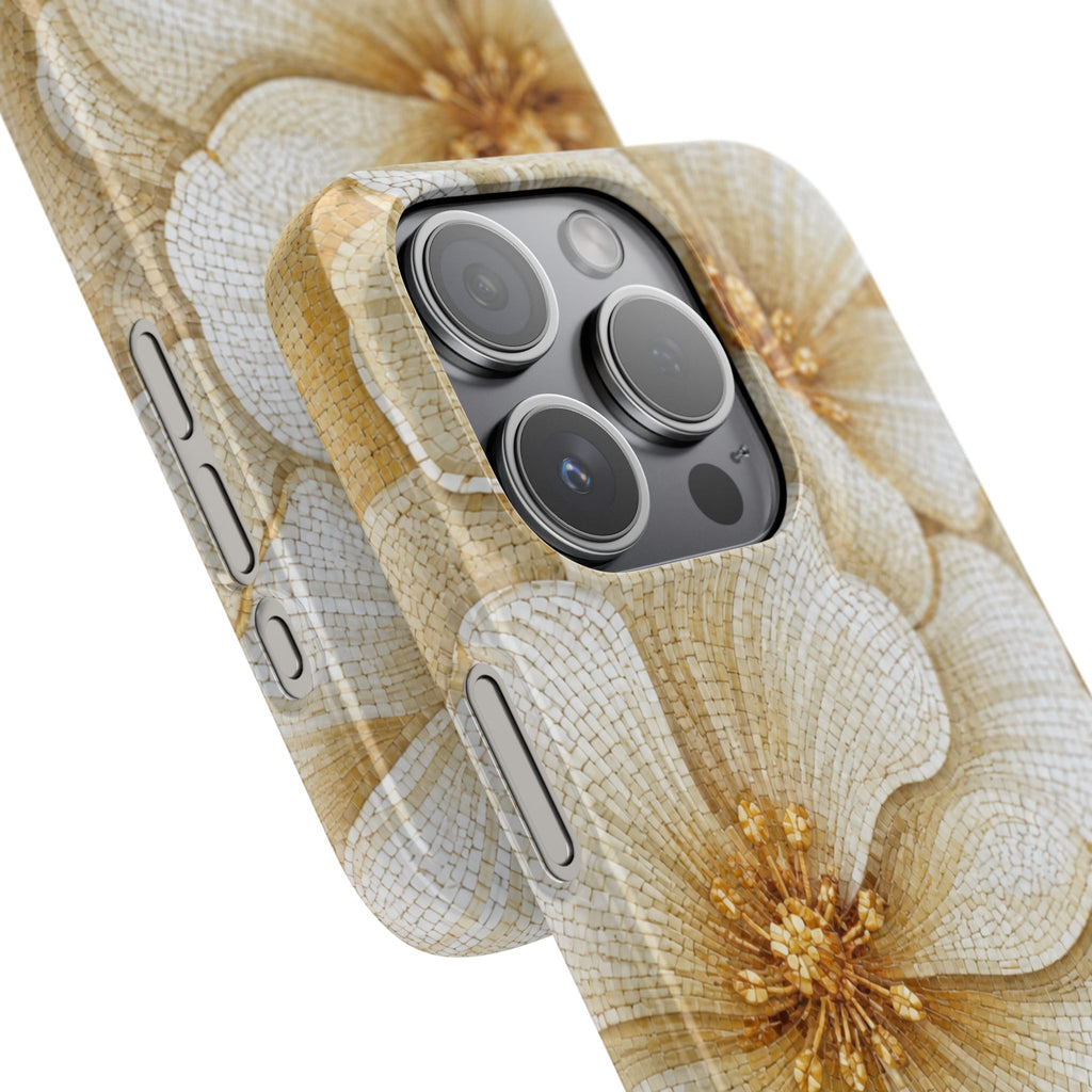 Floral Gold Bloom Snap Case