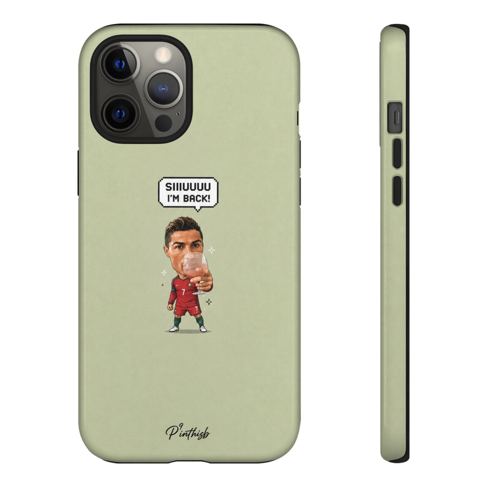 "SIIUUU, I'M BACK" CR7 Tough Phone Case