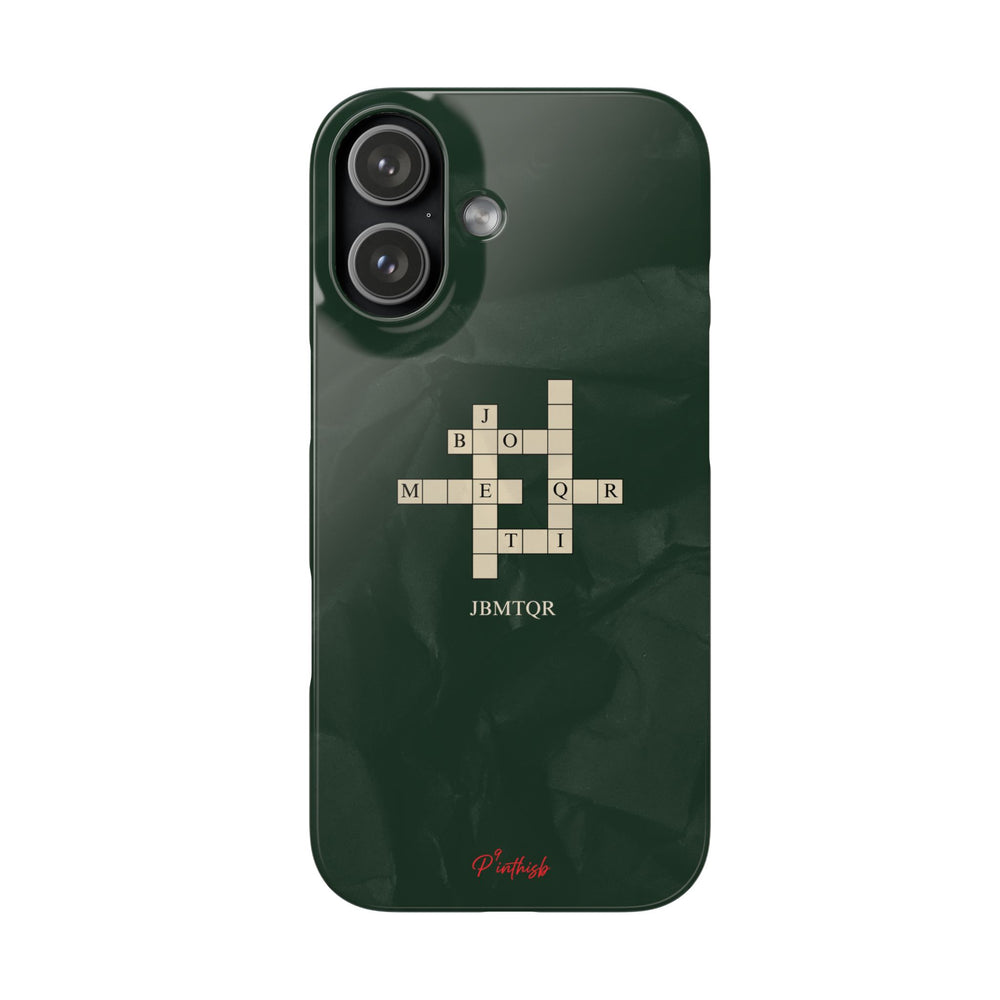 "JBMTQR crossword" Snap Phone Case