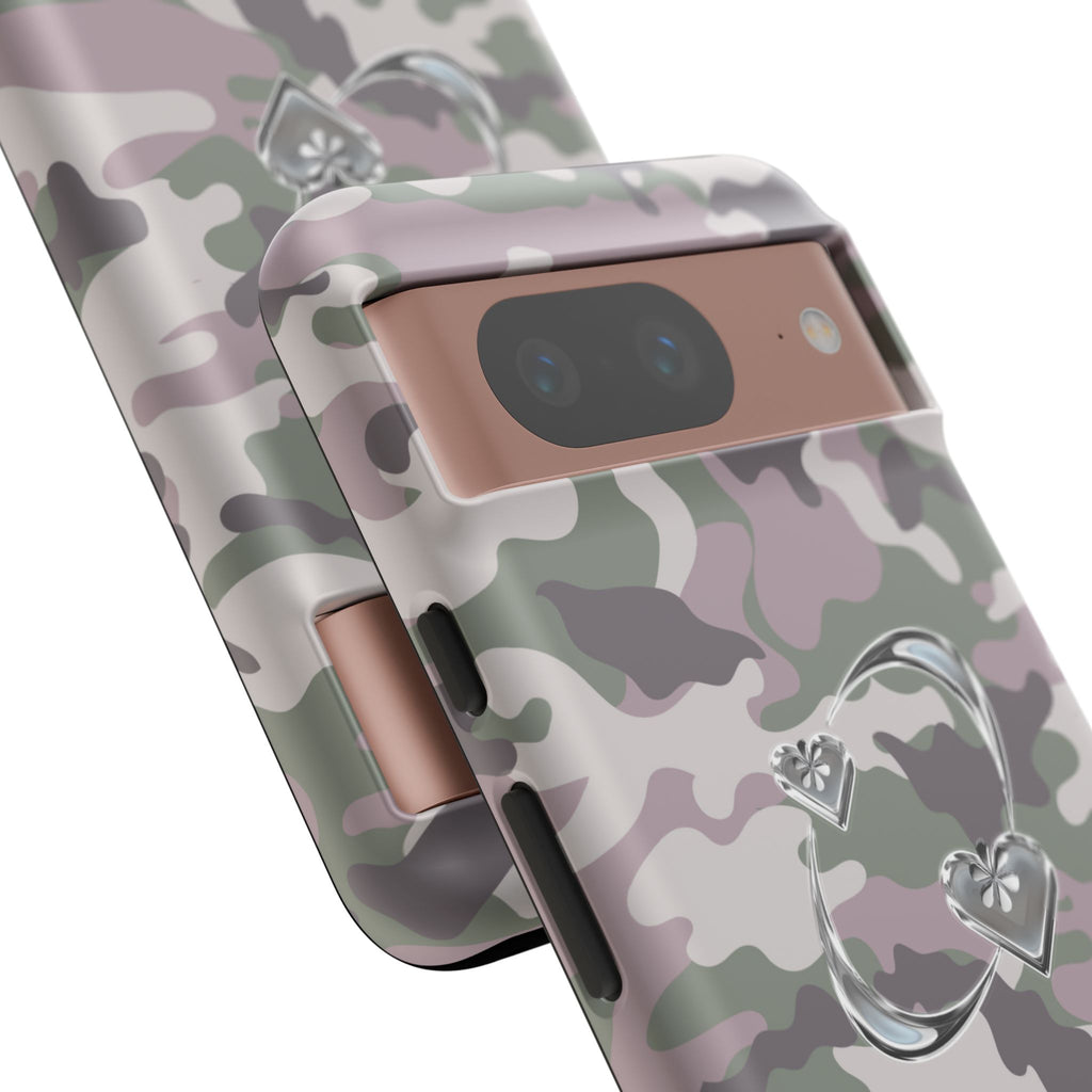 Camouflage Heart Tough Phone Case