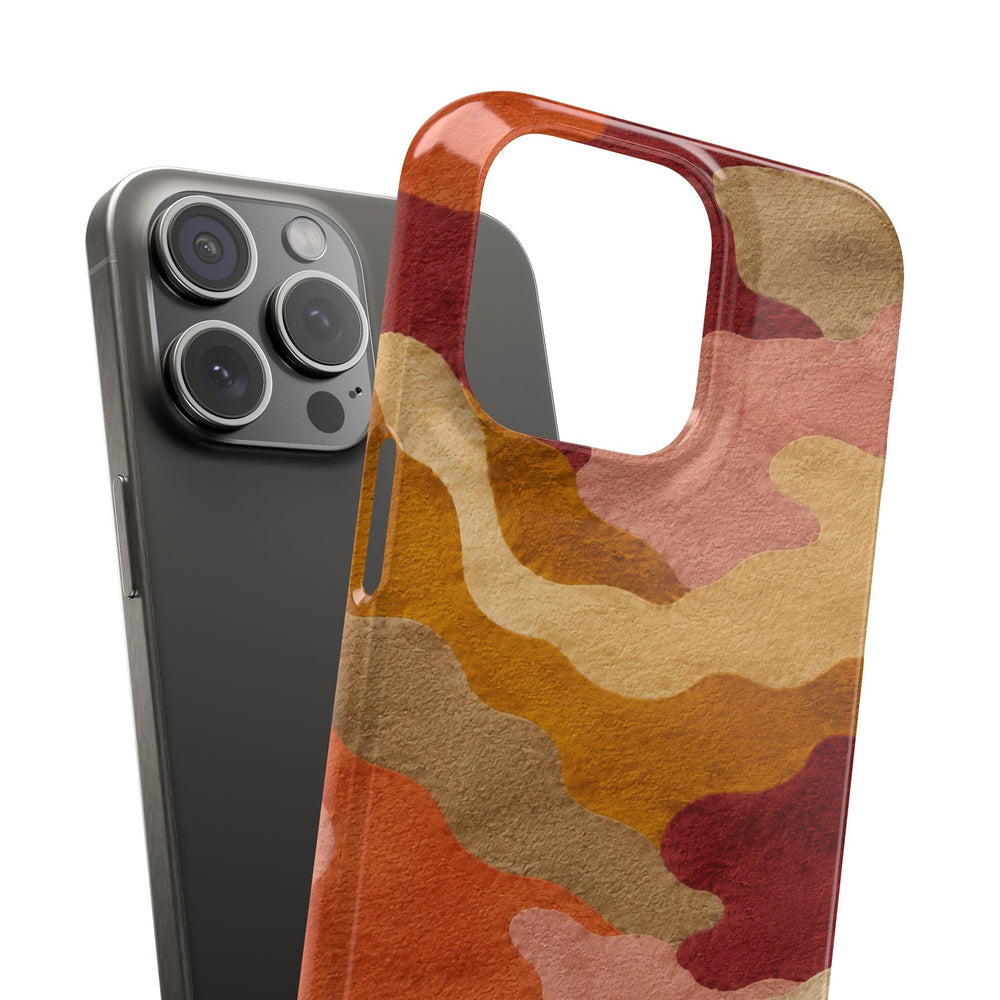 Watercolour Camo Snap Case