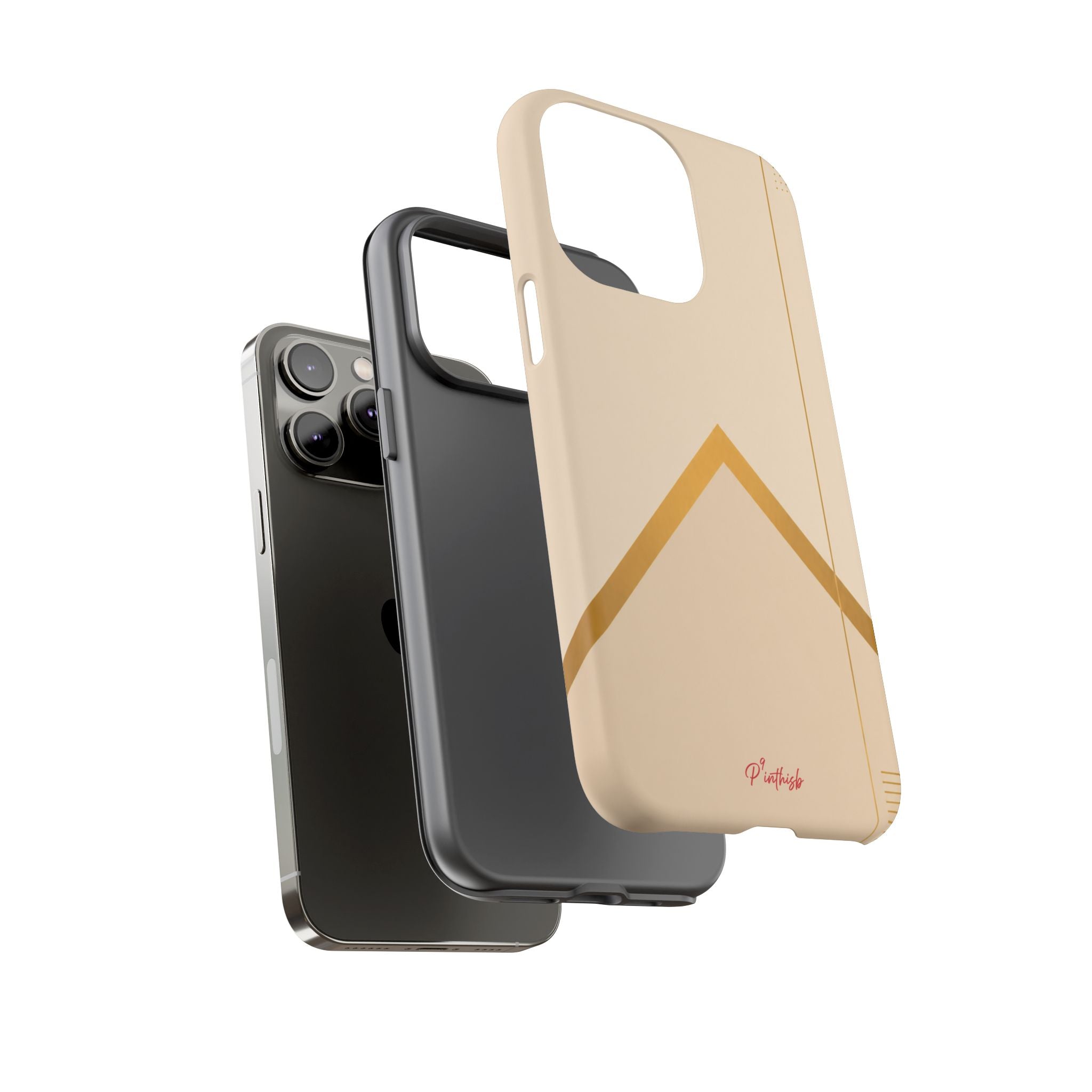 Gold Malboro Inspired Tough Phone Case