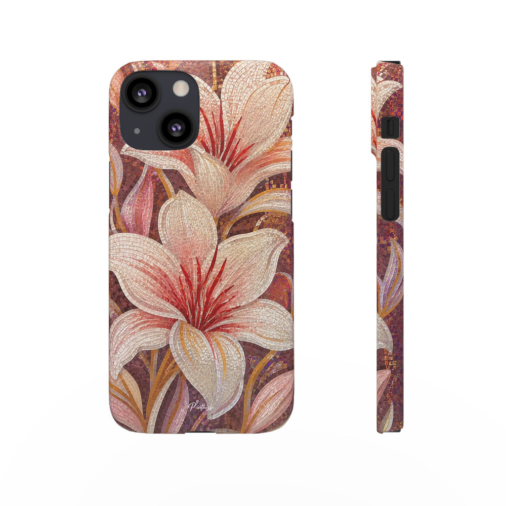 Floral Lily Snap Case