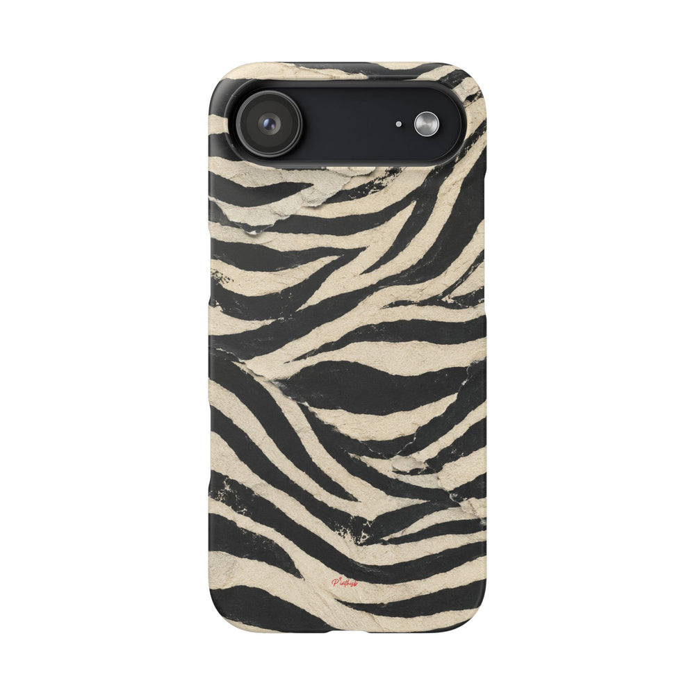 Wavy Peach & Mauve Snap Case
