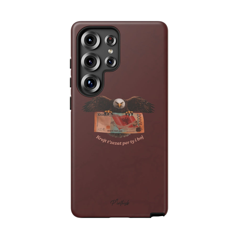"Krejt t'zezat për ty i boj" Albanian Tough Phone Case
