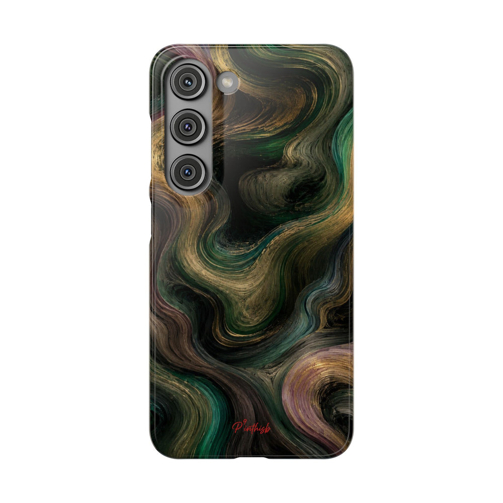 Marbled Forest Snap Phone Case