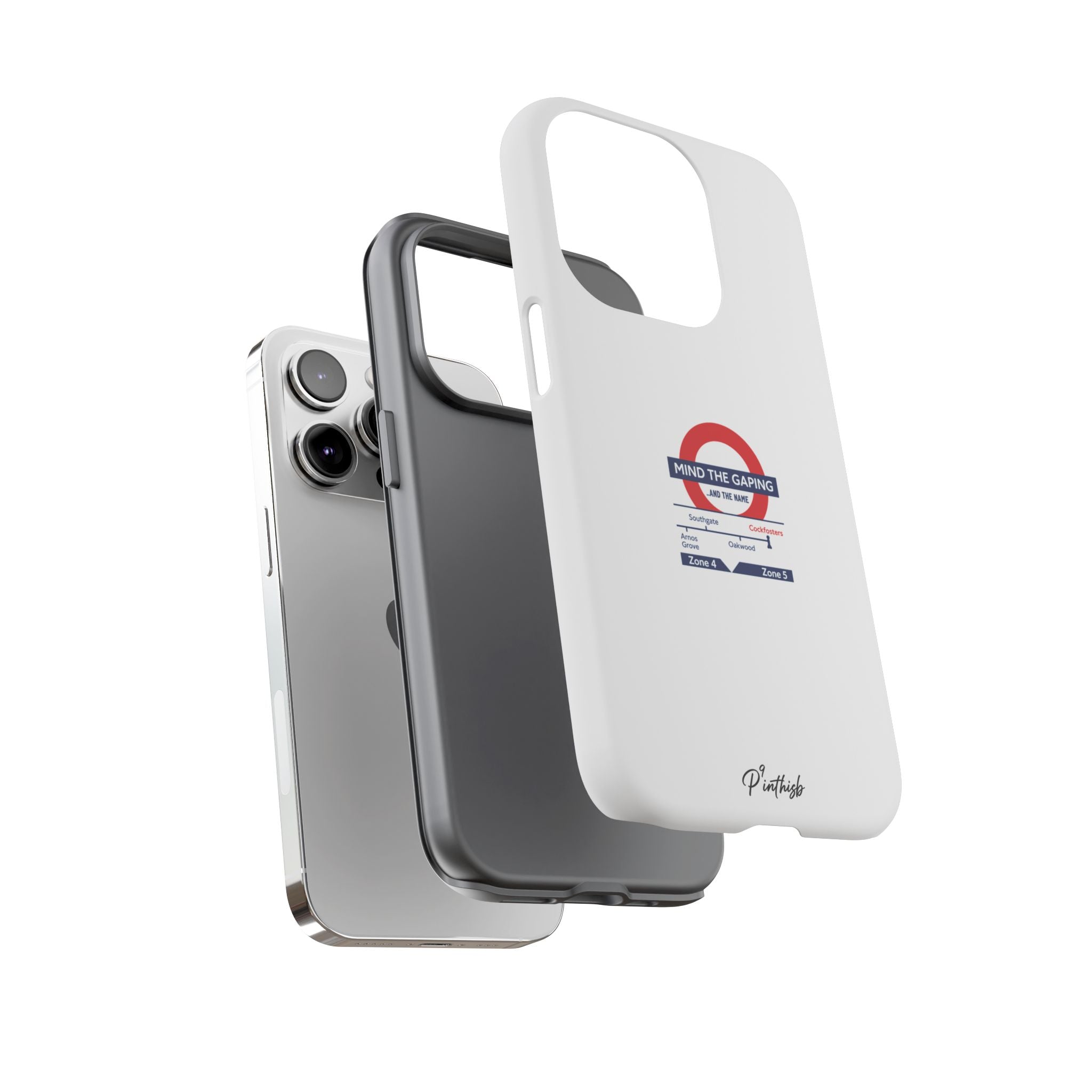 "Mind the Gaping" London Tube Parody Phone Case