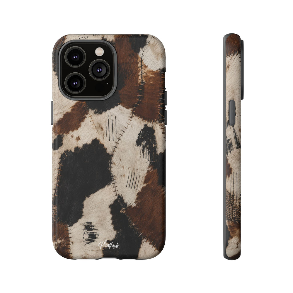 Brown & Black Animal Print Tough Case