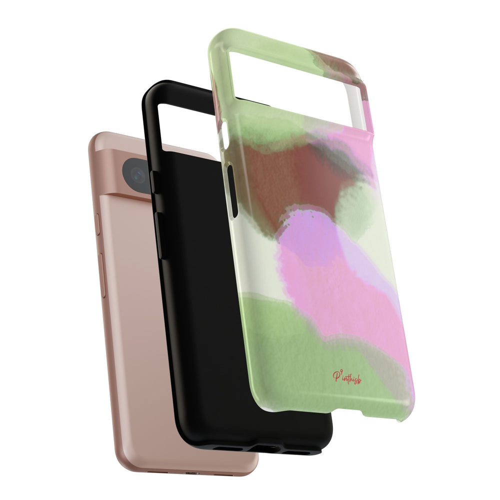 Abstract Pastel Camouflage Tough Phone Case