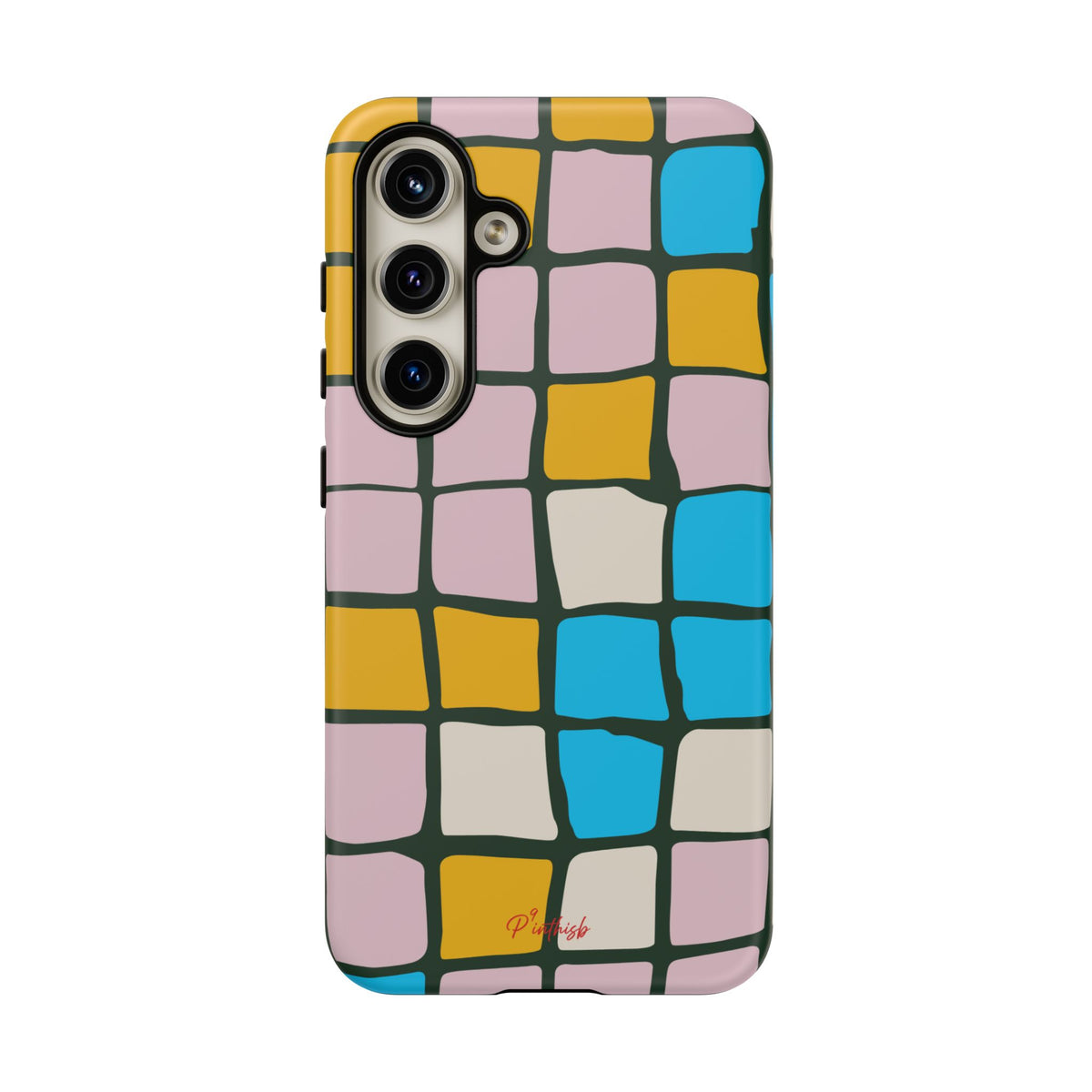 Color Grid Tough Phone Case