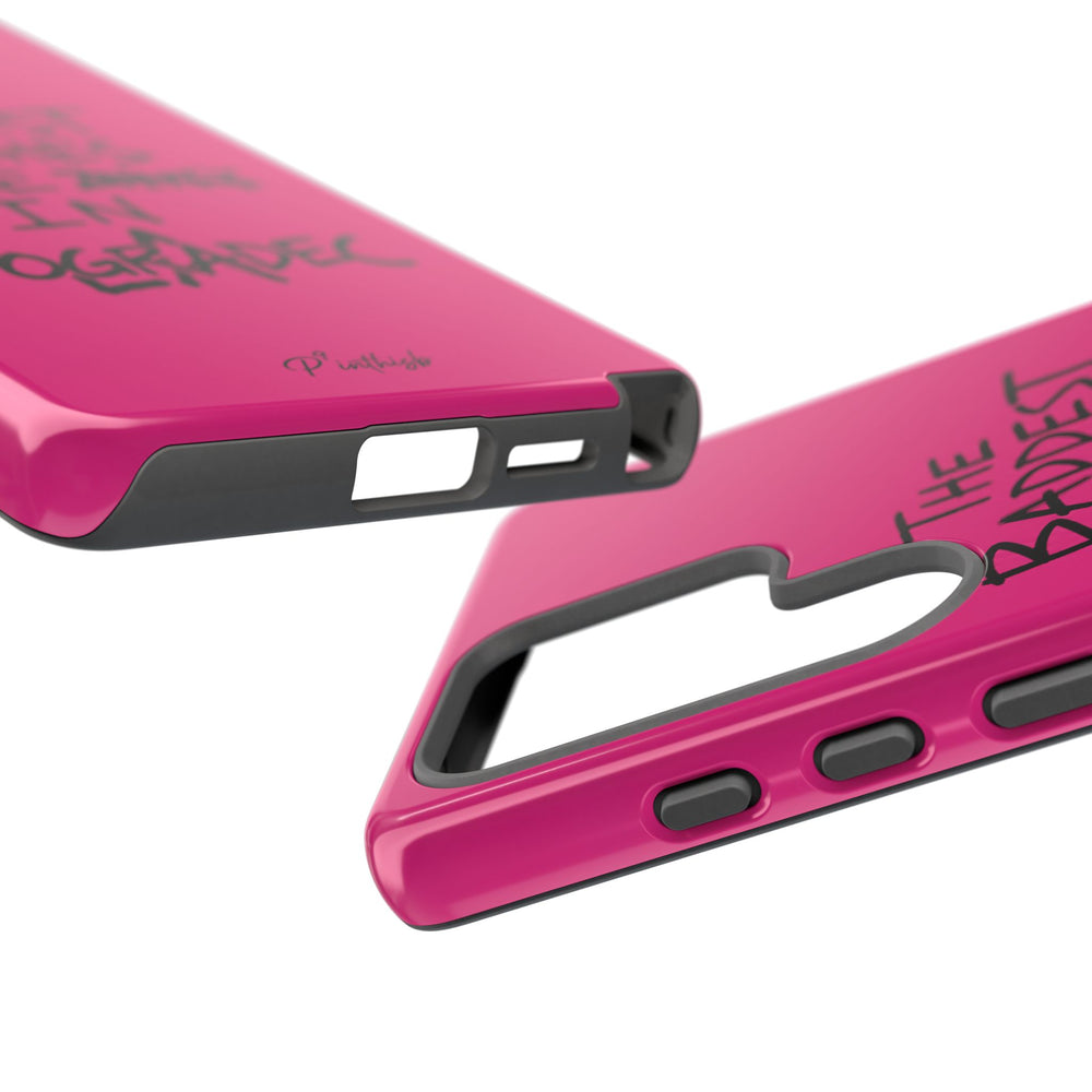 "The Baddest B*tches Are In Pogradec" Hot Pink Case